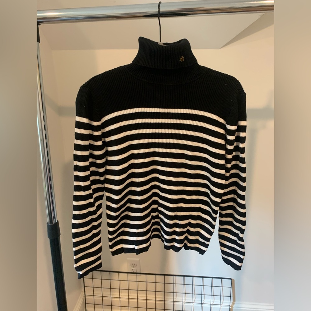 Ralph Lauren Striped Turtleneck